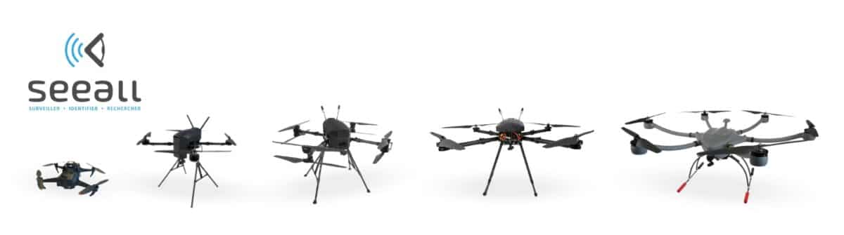 Découvrez notre gamme de drones SEEALL, drones de surveillance et d'inspection pour la sécurité